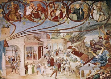 Geschichten von St Barbara 1524 Renaissance Lorenzo Lotto Ölgemälde